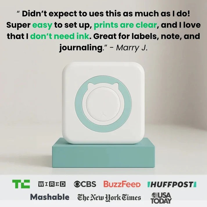 PRINT GO™ - The Pocket Printer That Goes Everywhere